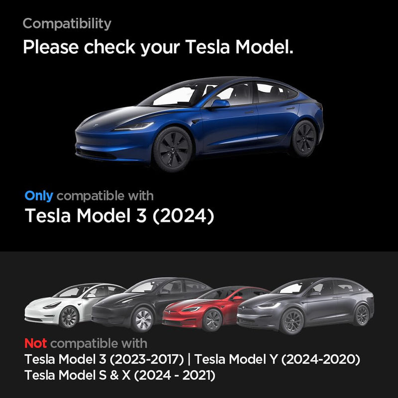 Spigen Tempered Glass Screen Protector [Glas.tR EZ FIT] designed for Tesla Model 3 (2024) 15.4 inch Dashboard Touchscreen - Matte/Anti Glare/Anti Finger Print 15.4"