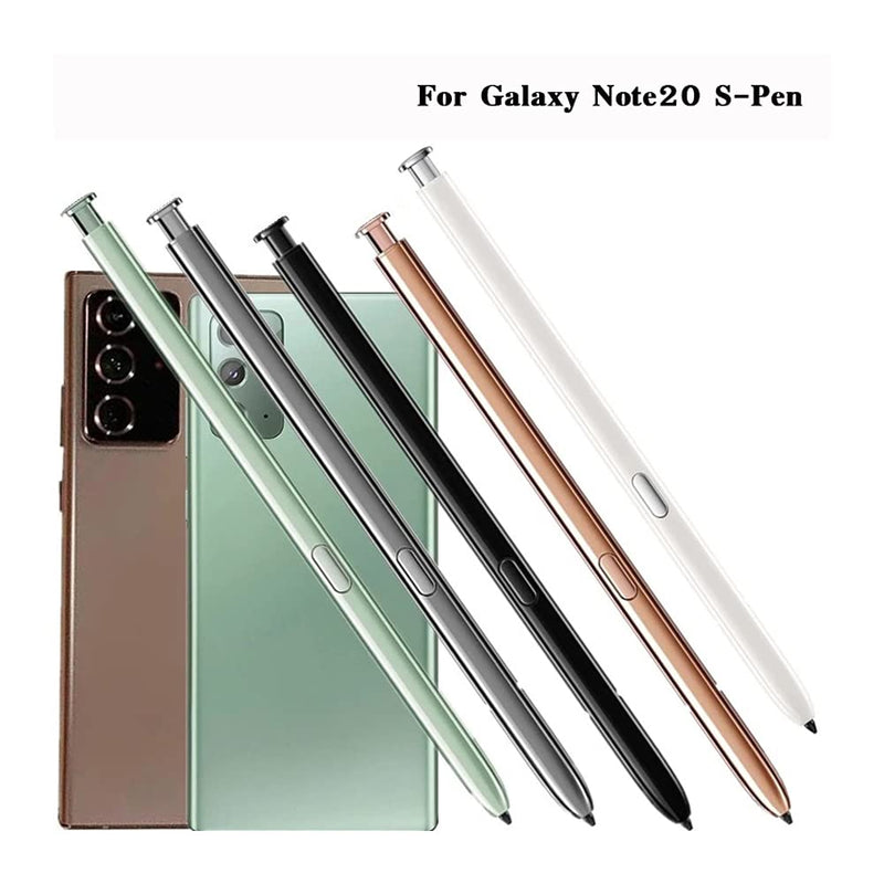 SLAUNT Note 20 S Pen Replacement Stylus Pen Compatible with Galaxy Note 20 Note 20 Ultra 5G S Pen (NO Bluetooth) +Tips/Nibs+Eject Pin (White) White