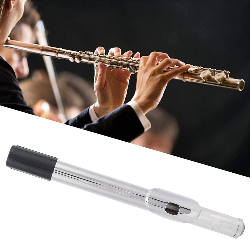 20mm Flute Head Joint Mouthpiece Straight Headjoint Instrument Accessories Flutes Repair Parts Silvering Mouthpiece