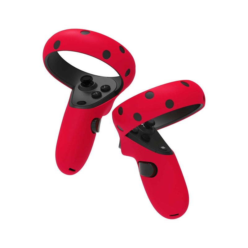 Hyperkin GelShell Silicone Skins for Oculus Touch Controllers - Officially Licensed By Oculus (2Nd Gen.) (1 Pair) (Red) - PC