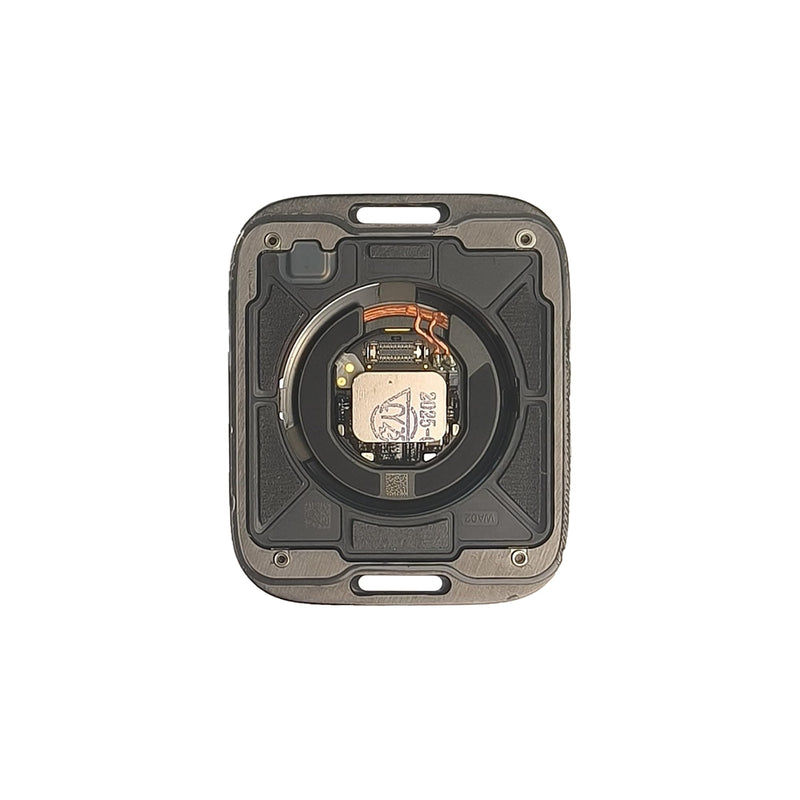 New Back Cover Glass Heart Rate Part Connector Con NFC Compatible with Apple Watch Series 7 45mm(Only for GPS) with Upgraded Repair Tools Kit