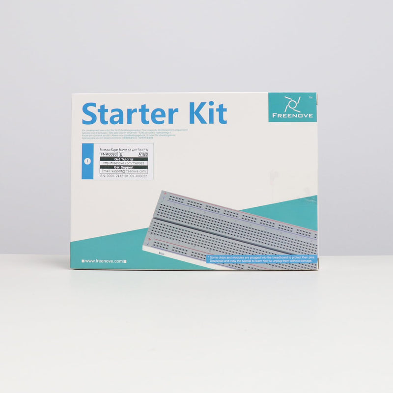 [AUSTRALIA] - Freenove Super Starter Kit for Raspberry Pi Pico 2 W (Included), Dual Arm Cortex-M33 and Dual Hazard3 RISC-V Microcontroller, 588-Page Detailed Tutorial, 177 Items, 94 Projects, Python C Java Code with Raspberry Pi Pico 2 W 