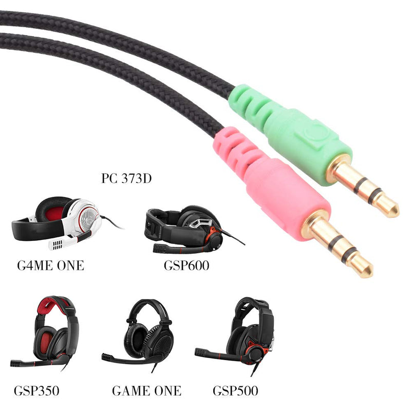 GSP600 Replacement UNP PC Cable Compatible Game ONE Game Zero PC 373D GSP 350 GSP 500 GSP 600 Gaming Headset