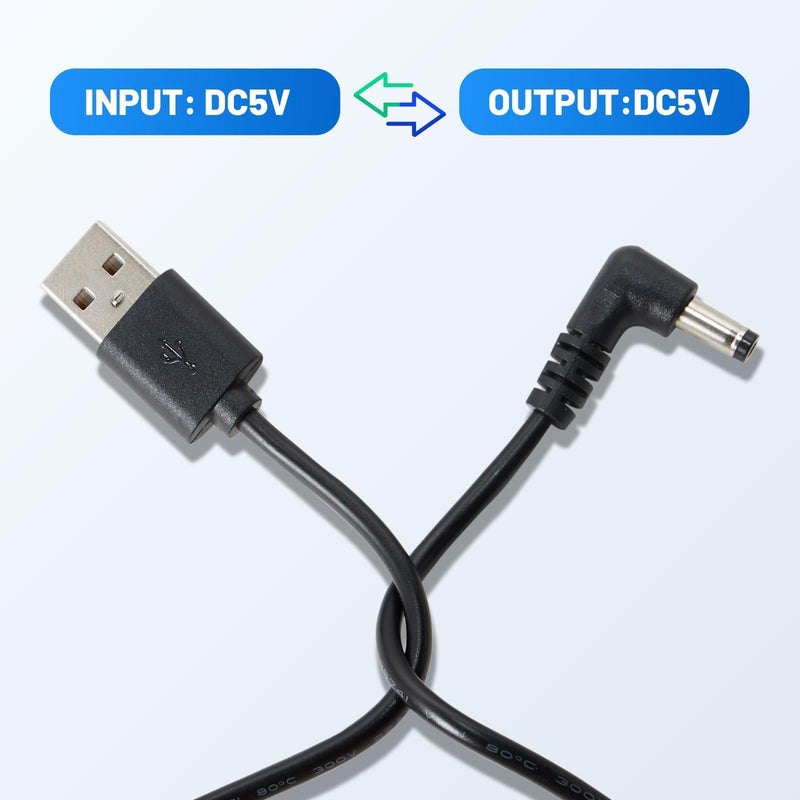 Anina 6.5ft USB Power Cord Cable with 4.7mm Diameter for Onyx Stratus Sirius XM Radio, 5V Charger Connector for PowerConnect Receiver SXDPIP1 XDPIV1 XAPV2 XMP3i LV1 SADV2 XAPV2 SXIV1 SXDV3 Cradle Dock