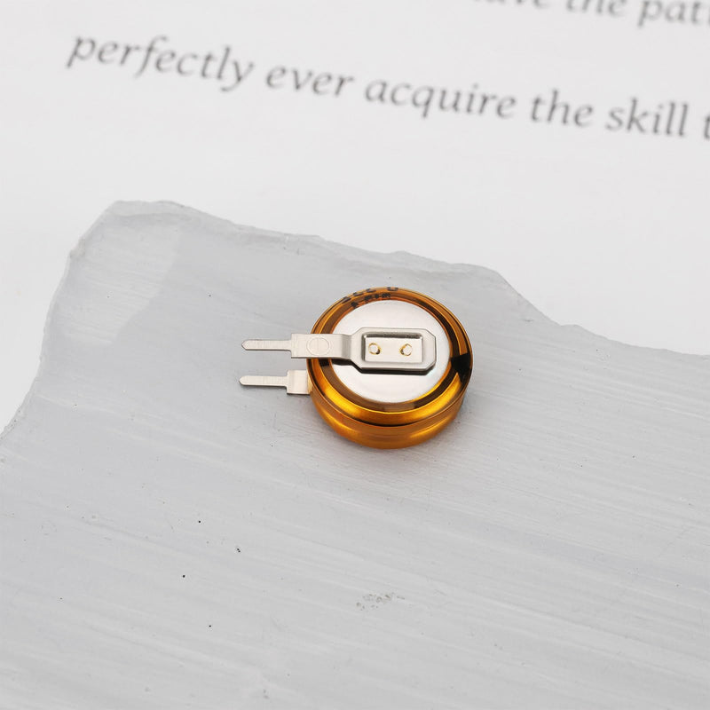 VGOL Pack of 4 0.22F 5.5V Super Capacitor Pitch 5mm Button Capacity Suitable for Truck Lighting Appliances Power Tools