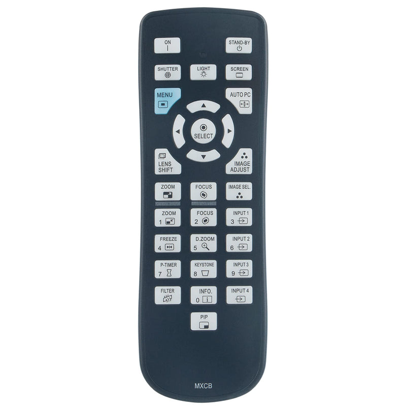 MXCB Replacement Remote Control fit for Sanyo Multimedia Projector PLC-XM1500C PLC-XP100 PLC-XP100L PLC-XP200L PLC-XM100 PLC-XM150 PLC-XM100L PLC-XM150L PLC-XF47 PLC-XF47K PLC-XF4700