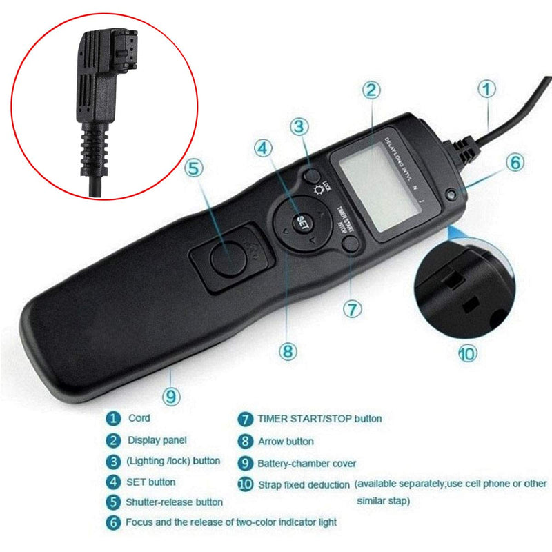 [AUSTRALIA] - Shutter Release Cable Remote Control for Sony a99, a77, a67, a65, a57, a55, a37, a35, a33, a900, a850, a700, a580, a560, a550, a500, a450, a400 Camera 