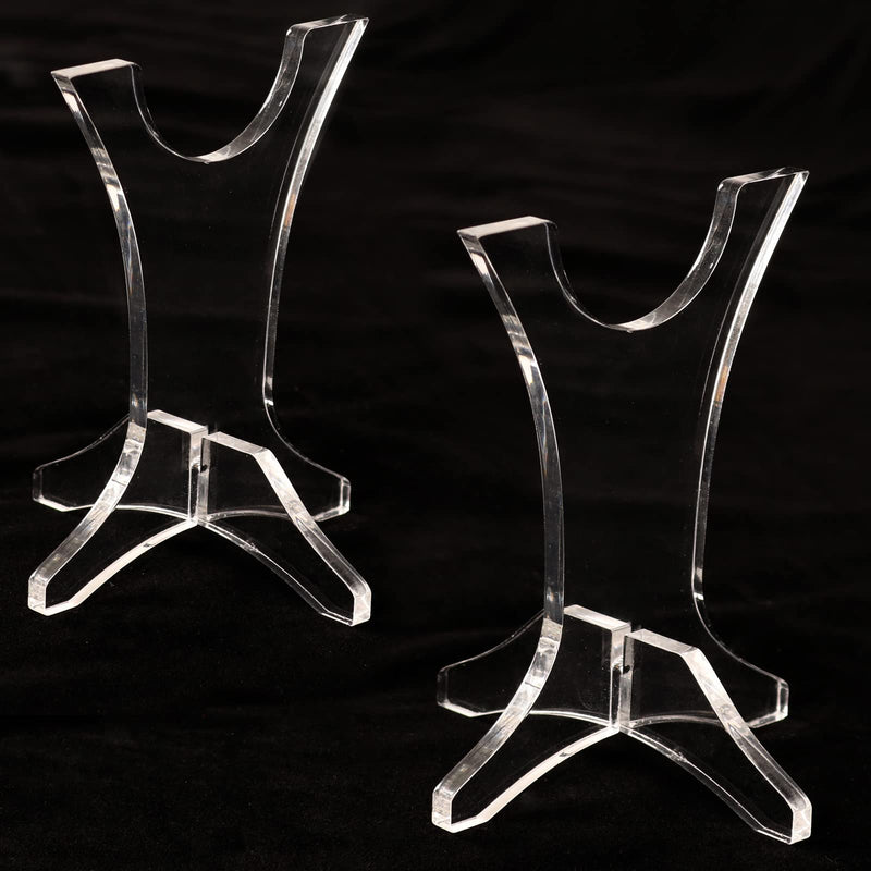 [AUSTRALIA] - flute stand desktop flute stand desktop flute display stand acrylic flute stand for flute indian flute organization storage display (transparent 2) transparent 2 