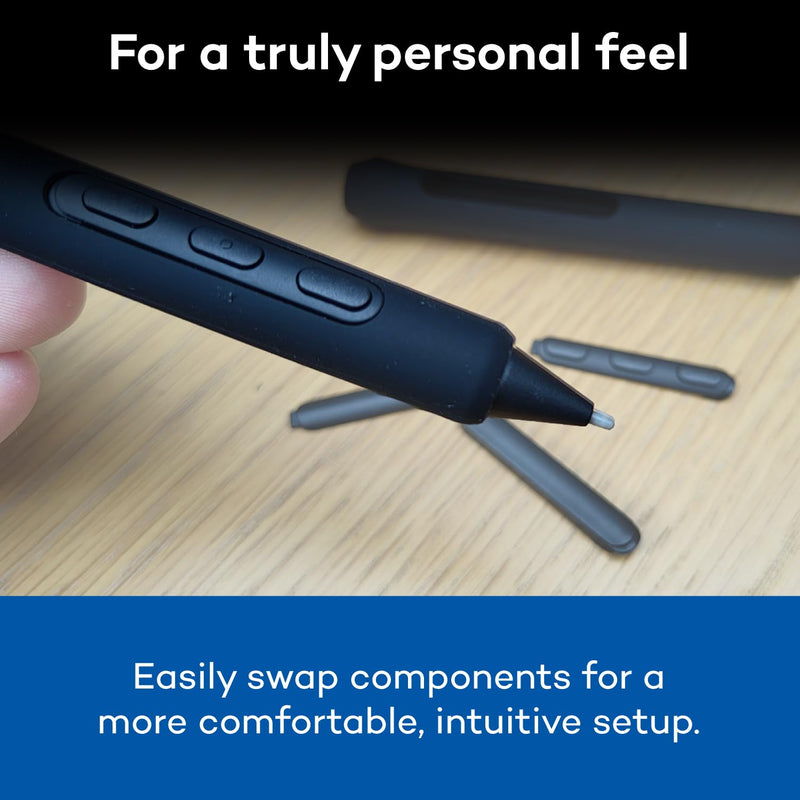 Wacom Pro Pen 3 Customization Kit | If your Wacom device came with the slim version of the PP3, this kit comes with the grips & weights to configure the pen