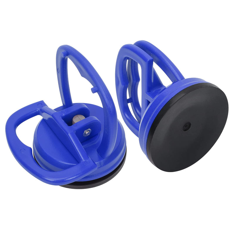 STREBITO Suction Cups Heavy-Duty 2 Pieces Screen Suction Cups Tool for iMac, iPhone, MacBook, iPad, TV, Phone, Laptop, Computer, Tablet, LCD Screen Remover, Small Dent Puller Blue