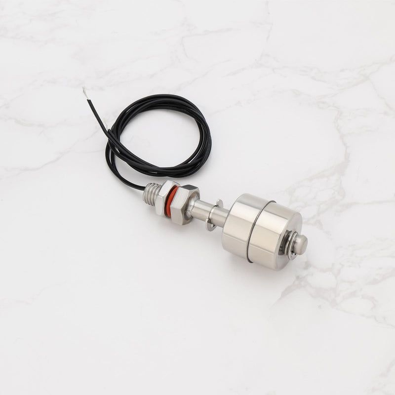 [AUSTRALIA] - eMagTech 1 Piece Float Switch for Water Flow Stainless Steel 304 Liquid Sensor Suitable for Water Tank Household Water Tower Drainage Pool Industrial Water Tower (60 mm 110 V) 