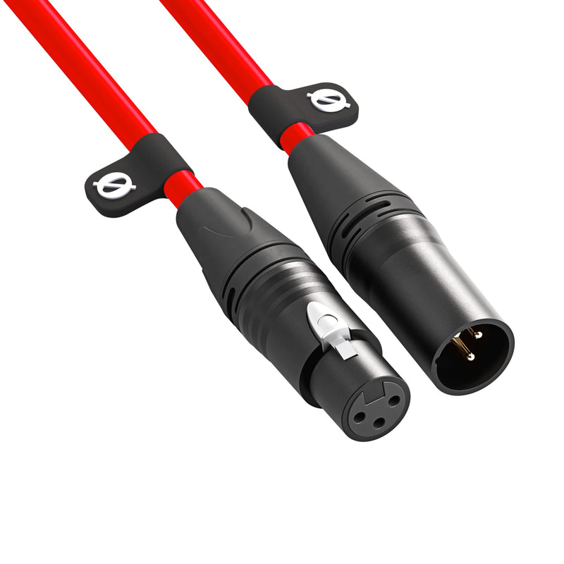 RØDE XLR-3 Premium XLR Cable (3m, Red) 3M