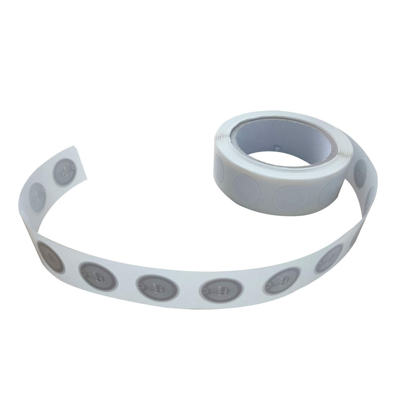 (30pcs/pack) hecere 25mm White NFC Self Adhesive Protocol iso14443a NFC 215 Universal Label RFID Label and All NFC Phones