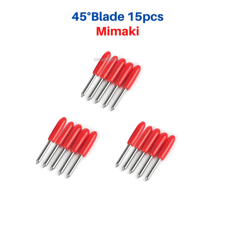 15x Replacement Blades for mimaki Cutter Plotter Cole 15x45 15 Blades:15x45