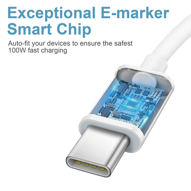 iPhone 16 15 Charger Fast Charging Type C Charger USB C Charger Block iPhone 16 Charger with 2 Pack 6FT Cable for iPhone 16/16 Plus/16 Pro/16 Pro Max/iPhone 15/15 Pro Max/iPad Pro/AirPods White 20W