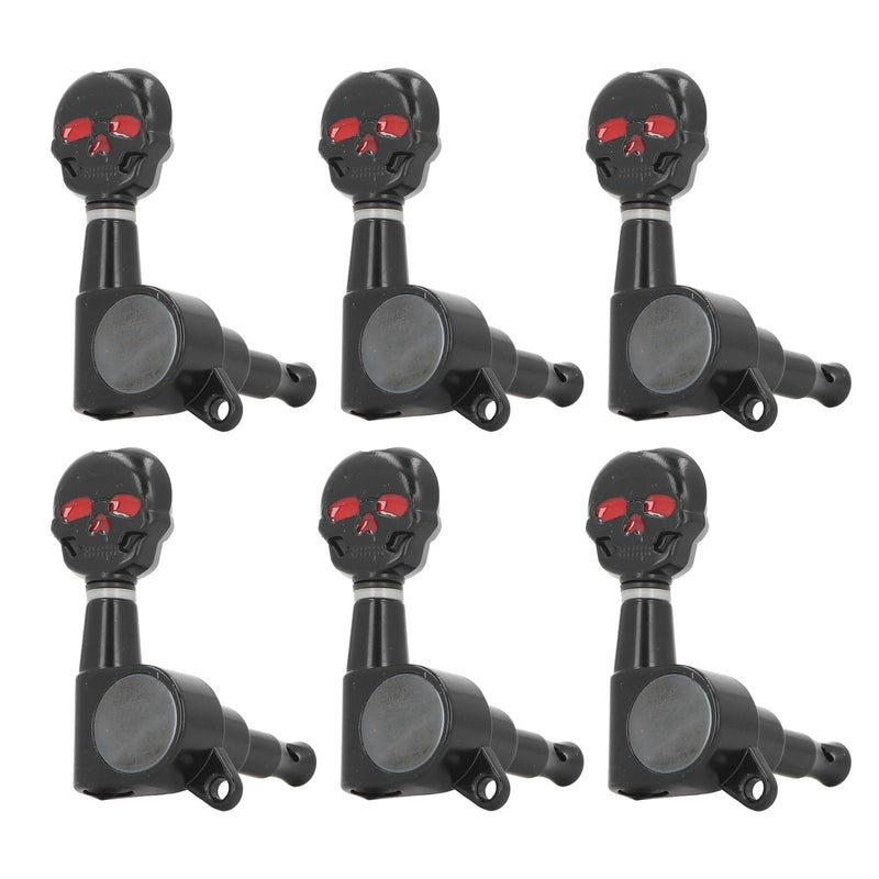 [AUSTRALIA] - Skull Guitar Tuning Pegs, Metal Machine Heads Tuners, Electric Acoustic Guitar Tuners, Replacement Parts for Guitar Repair & Maintenance 