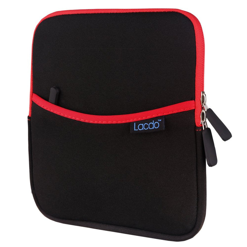Lacdo Shockproof External USB CD DVD Writer Blu-Ray & External Hard Drive Neoprene Protective Storage Carrying Sleeve Case Pouch Bag With Extra Storage Pocket for Apple MD564ZM/A USB 2.0 SuperDrive / Apple Magic Trackpad / SAMSUNG SE-208GB SE-208DB SE-...
