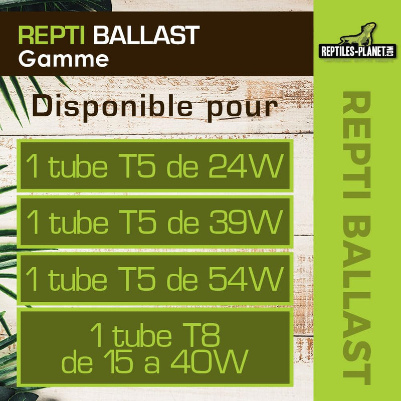 Reptile Planet - Repti Ballast for Fluorescent Tube T8 from 15 to 40 W