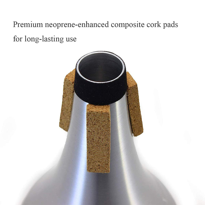 [AUSTRALIA] - Trumpet Straight Mute,HoFire Lightweight Aluminum Practice Trumpet Mute Silencer 