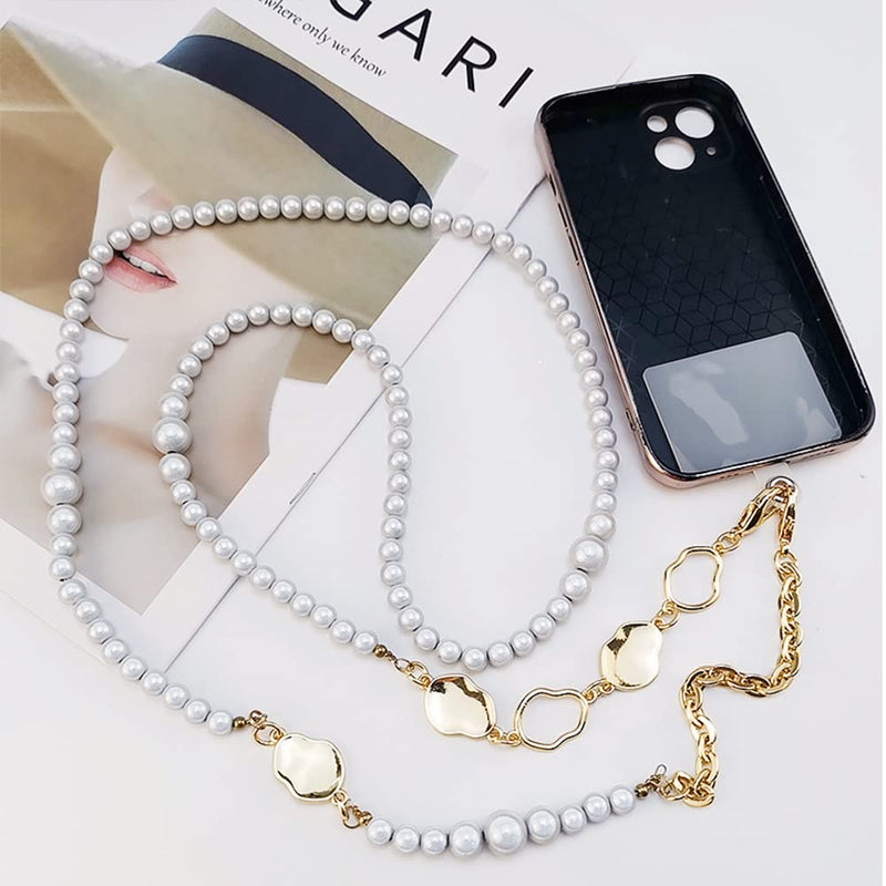 Phone Crossbody Chain CellPhone Lanyard,Universal Phone Chain Strap with Tether Patches Compatible with Most Phones P