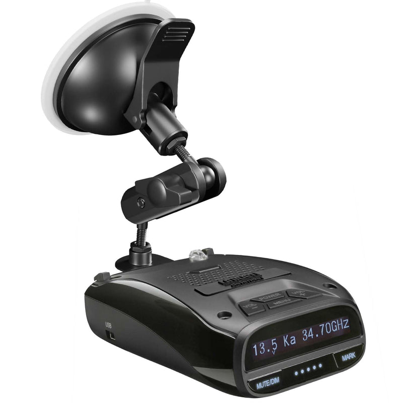 Radar Detector Mount for Uniden Radar Detector - Easy to Install Suction Cup Mount, Perfect for R1, R2, R3, R4, R7, R8, DFR Series (DFR1, DFR3, DFR6, DFR7, DFR8, DFR9) - Reliable Radar Mount