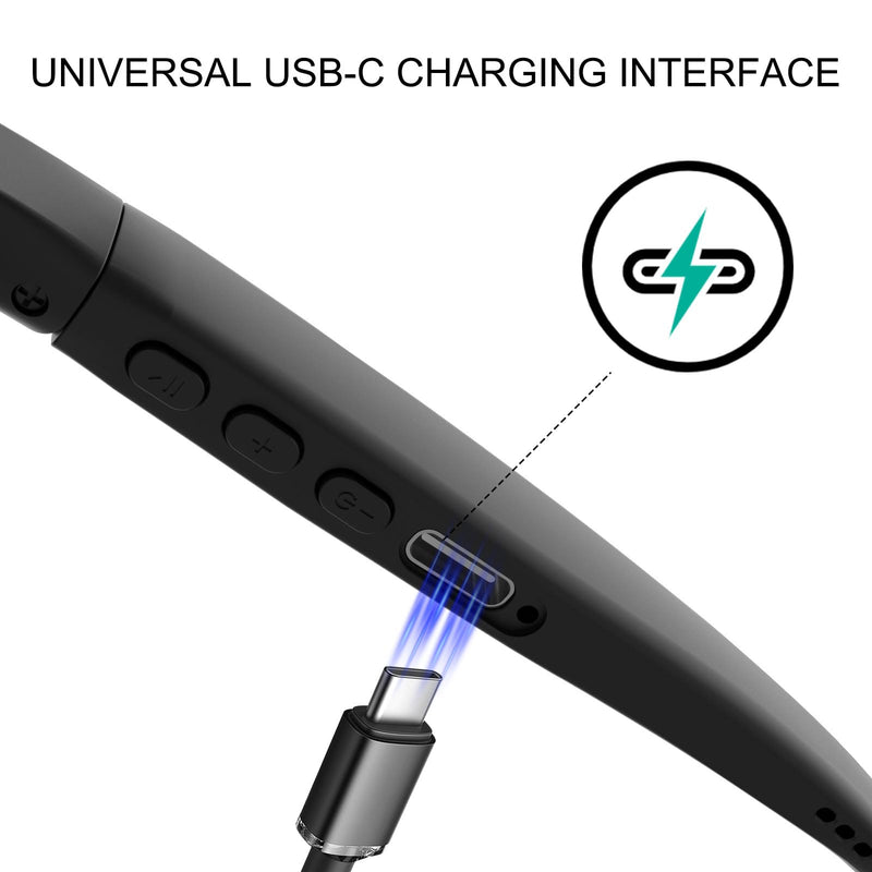 Bluetooth Smart Glasses for Men Women Audio Glasses with Bluetooth Built-in Speakers and Mic Voice Control, Clear Lens Black Frame - Clear Lens