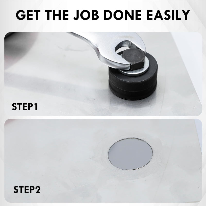 CCLIFE Hole Cutter 25 mm, Screw Hole Punch for Precise Hole Punching in Sink, Metal and Stainless Steel