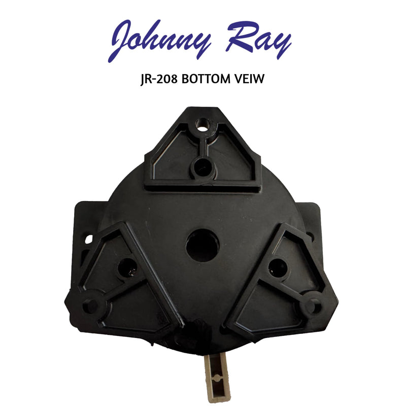 Johnny Ray JR-208 Fish Finder Mount and Depth Finder Mount | Heavy Duty Marine Electronics & Sonar Bracket for Boats, 360° Rotating Quick Release Swivel Base