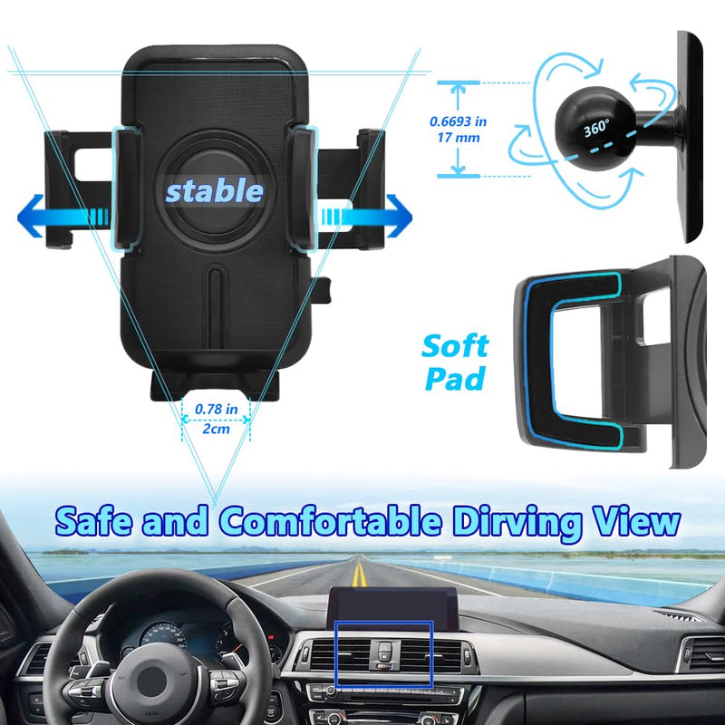 WAAPAK Car Phone Holder Mount 2014-2023 3 Series and 2014-2023 4 Series Auto Accessories Interior Decoration Smartphone Thick Case Cradles Navigation Bracket (3Series-14-18) 3Series-14-18