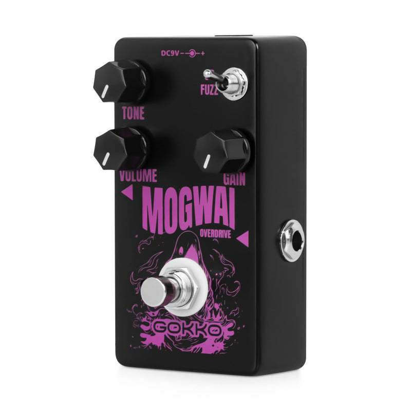 GK-61 Mogwai Overdrive Guitar Pedal – 2-in-1 Overdrive & Fuzz Effects Pedal for Electric Guitar – Vintage Tone, Toggle Switch, True Bypass