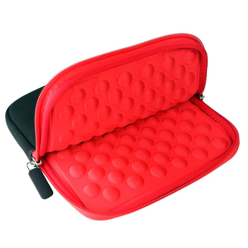 Lacdo Shockproof External USB CD DVD Writer Blu-Ray & External Hard Drive Neoprene Protective Storage Carrying Sleeve Case Pouch Bag With Extra Storage Pocket for Apple MD564ZM/A USB 2.0 SuperDrive / Apple Magic Trackpad / SAMSUNG SE-208GB SE-208DB SE-...