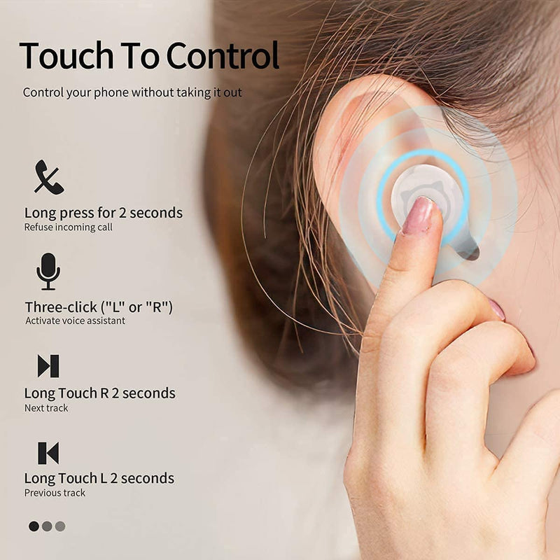 Panda Earbuds for Kids,Cute Cartoon Design Bluetooth Earbuds for Kids