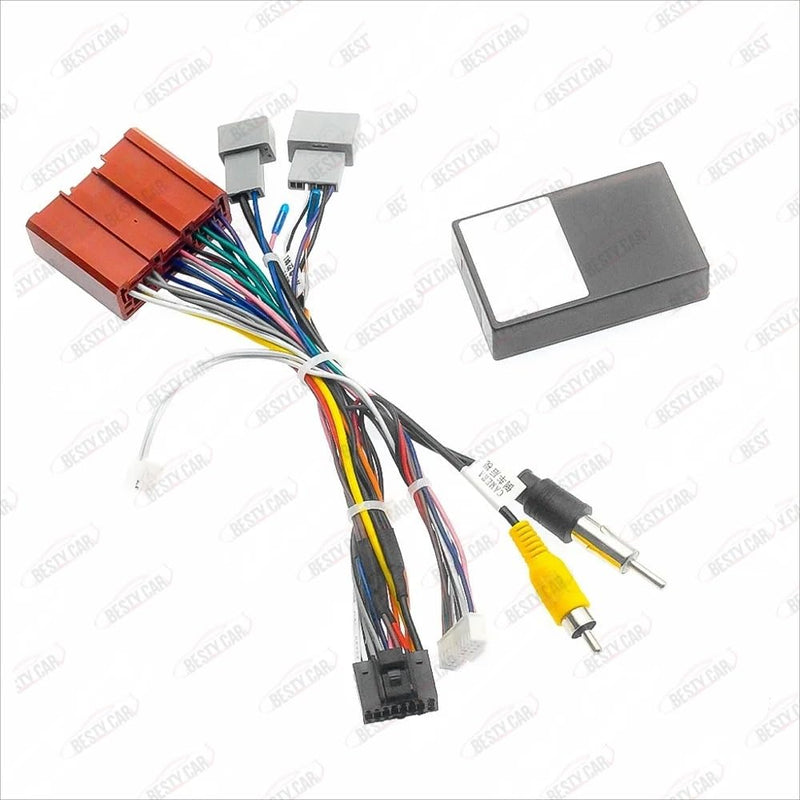 16pin Car Radio Stereo Power Retrofit Wiring Harness Adapter fits for Mazda CX-7 CX-9 2007-2015 Support Factory Bose Amplifier and Backup Camera