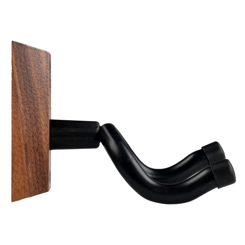 [AUSTRALIA] - AZOR 3 Pack Black Walnut Guitar Wall Mount Set, U-Shaped Wooden Hanger for Acoustic/Electric Guitars, Bass, Banjo, Premium Wall Hook Holder, Gift for Guitarists & Music Enthusiasts 