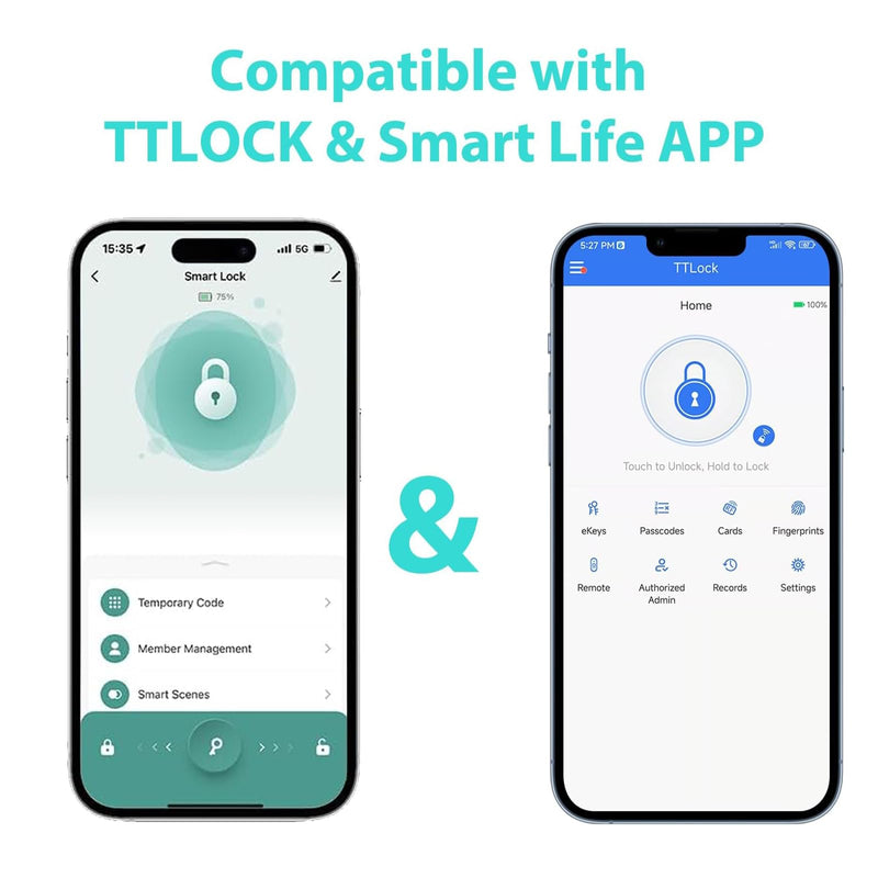 [AUSTRALIA] - Key Fobs for Smart Fingerprint Door Lock, Keyless Entry Smart Cards for Door Lock, 13.56MHz RFID Key Fobs for Smart Fingerprint Door Lock, 6 PCS IC Cards for TTLock Smart Bluetooth WiFi Door Lock 