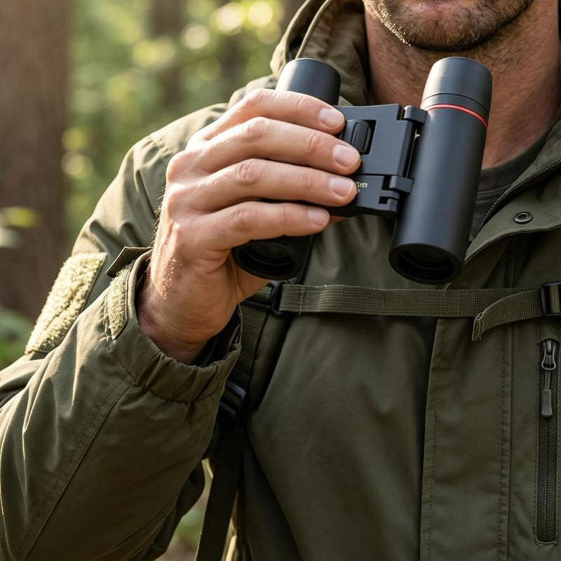 30x60 8High Powered Binoculars for Adults, Camping Gear，Waterproof Compact Binoculars with Low Light Vision for Bird Watching Hunting Camping Travel Cruise Hiking Sports Stargazing。
