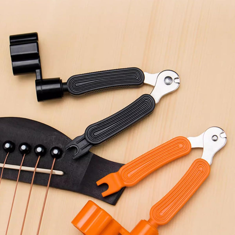 [AUSTRALIA] - Guitar String Winder, Guitar String Cutter, Guitar Bridge Pin Puller, lyfLux 3 in 1 Guitar Repair Tool (4 Pack) 