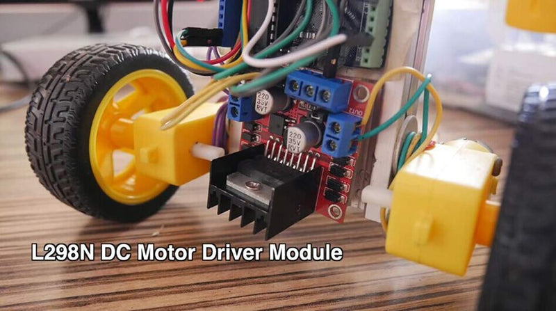 Mini Stepper Motor Drive Controller Board Module L298N Double H Bridge DC Stepper for Arduino Smart Car Robot 4pcs