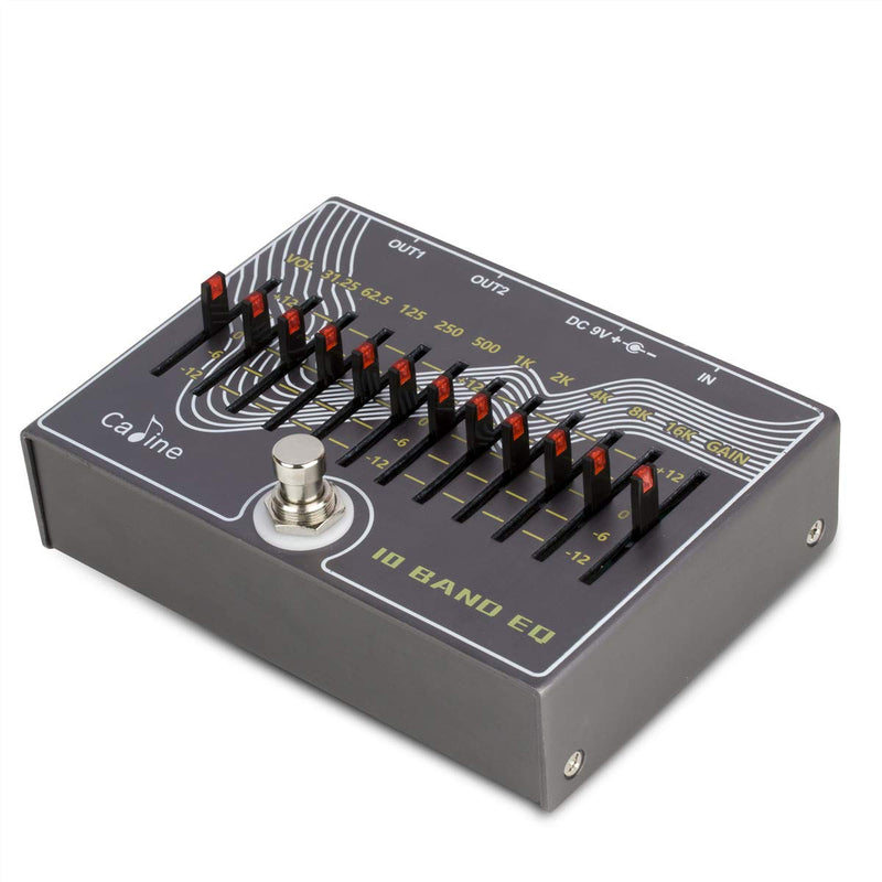 [AUSTRALIA] - Caline CP-81 10 Band EQ Guitar Effect Pedal V3.0 - Use 500mA Power Supply (Not Included) 