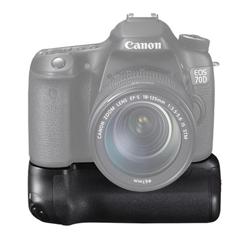 [AUSTRALIA] - BG-E14 Battery Grip for Canon EOS 70D/80D/90D DSLR Camera,Which Can Be Bsed with Replace 2 Canon E6 or 6 AA Rechargeable Lithium-ion Batteries. 