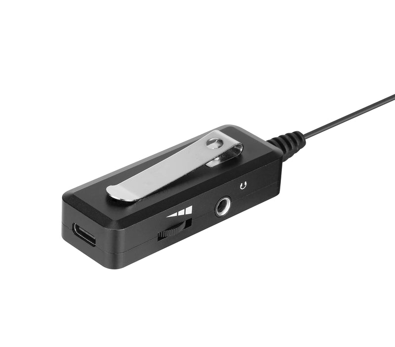 BOYA BY-DM10UC Digital Omnidirectional Lavalier Microphone with USB-C & USB Output Cables for Android Smartphones, Tablets & MAC/PC Computers