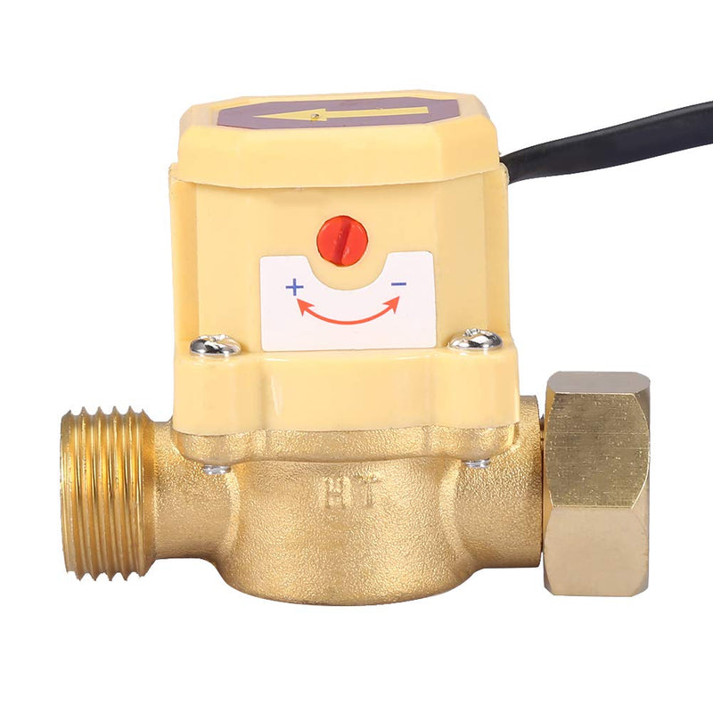 [AUSTRALIA] - G1 / 2-G1 / 2 Thread Water Pump Adjustable Flow Sensor Pressure Automatic Control Switch 0.6MPa 220V 1.5A 