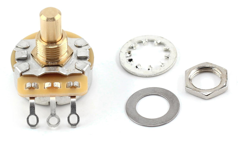 TAOT Precision Bass Wiring Kit - TAOT Custom 250kΩ Solid, .047 OD Cap - P-Bass Clear Stamping