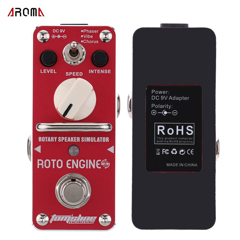 Effect Pedal are-3 Roto Engine Rotary Speaker Simulator Mini Single Electric Guitar Effect Pedal with True Bypass
