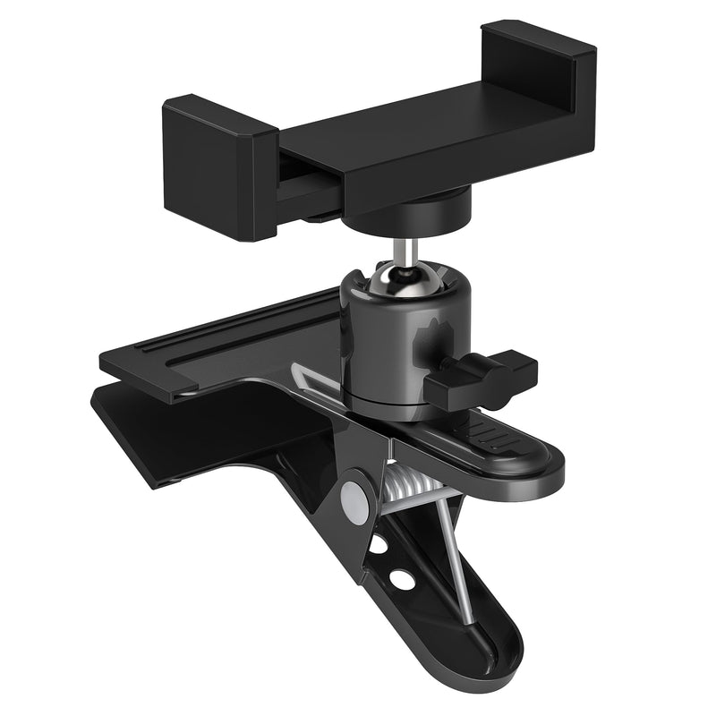 [AUSTRALIA] - Metal holder Clip Clamp Mount 360 Degree Rotation 1/4 inch Screw for iPhone 16 15 14 13 12 series Samsung Oneplus Xiaomi Cell Phones and Arlo/Blink/Eufycam/Wyze/Nest/reolink/Tapo camera series for Phone 