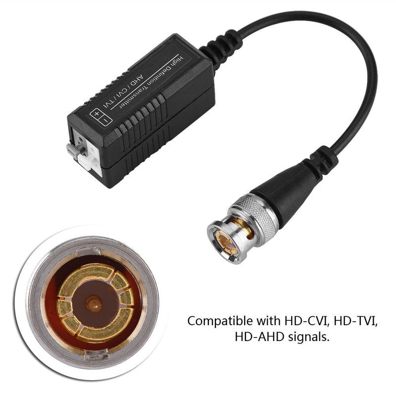 1 Pair HD CVI/AHD/TVI Passive Transceiver Adapter Transmitter Video Balun CCTV UTP BNC Cat5 for Tv, Video & Home Audio