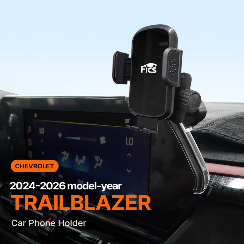 FICS Car Phone Holder for Chevrolet Trailblazer 2024, 2025, 2026 – Custom-Fit Mount for Seamless Display Integration, Interior Accessories for Navigation Use, Stable Driving View