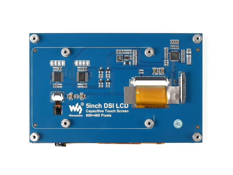 [AUSTRALIA] - waveshare 4.3inch Capacitive Touch Display Compatible with Raspberry Pi 5/4B/3B+/3A+/3B/2B/B+/A+/CM3/3+/4 800×480 Resolution IPS Wide Angle MIPI DSI Interface 4.3inch DSI LCD 