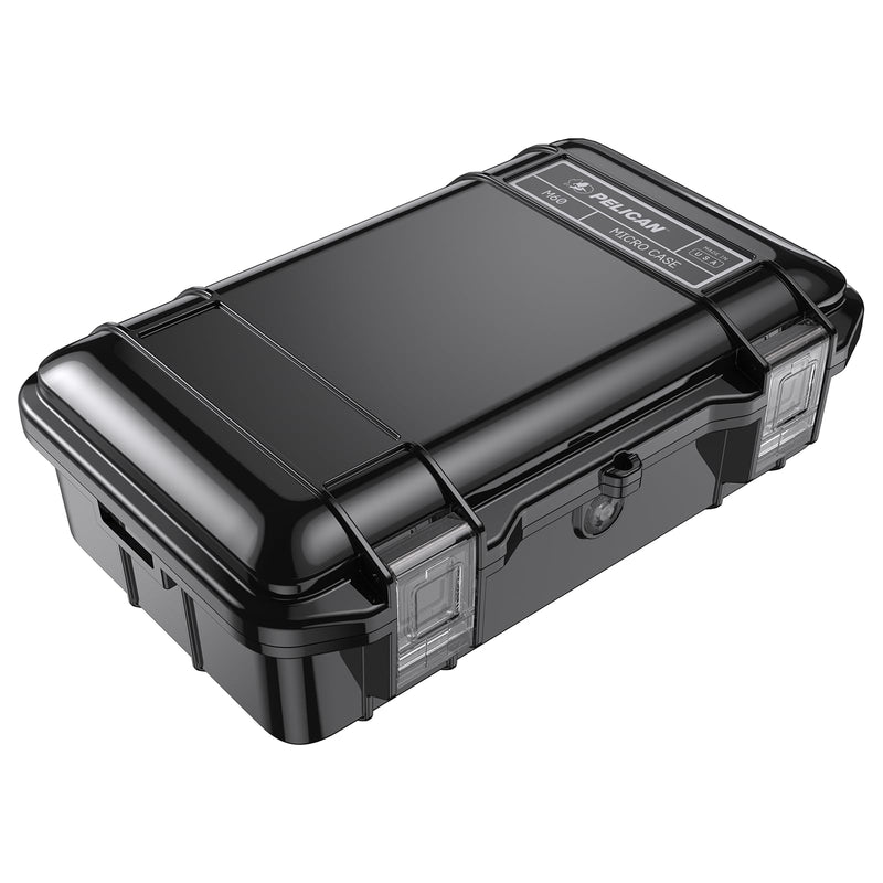 Pelican M60 Micro Case for GoPro Hero 12 - Waterproof GoPro Case for GoPro Hero 12 and Older Models (Compatible with GoPro Hero 12/11/10/9/8/7/6/5/Hero 2018) - Black