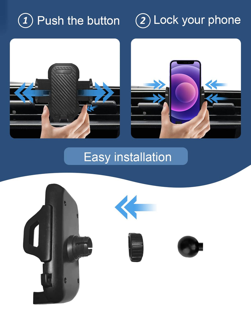 oricarmes Jeep Renegade Phone Holder for Jeep Renegade Accessories 2023 2024 Custom Fit for Renegade Phone Mount 2015-present Compatible for All Cell Phones